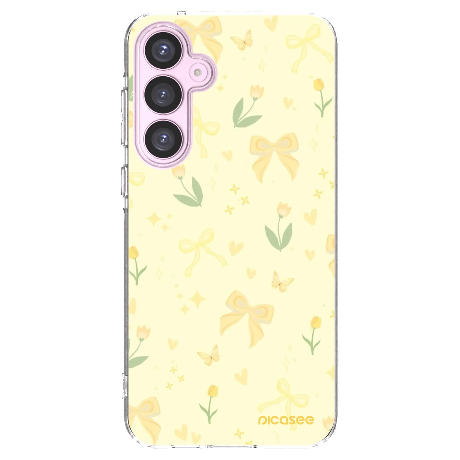 Picasee silikonska prozirna maskica za Samsung Galaxy A55 5G A556B - Honey Blossom