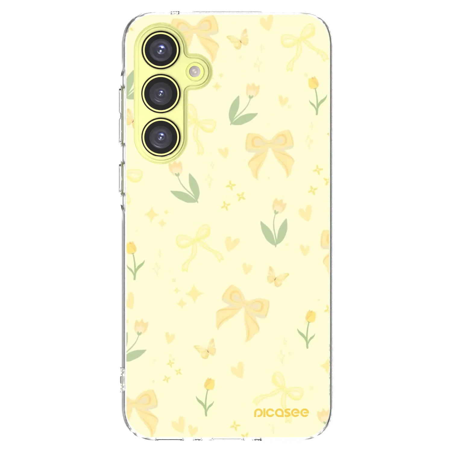 Picasee silikonska prozirna maskica za Samsung Galaxy A35 5G A356B - Honey Blossom