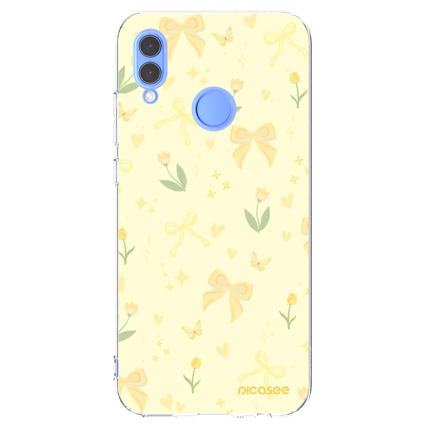 Picasee silikonska prozirna maskica za Huawei P Smart 2019 - Honey Blossom