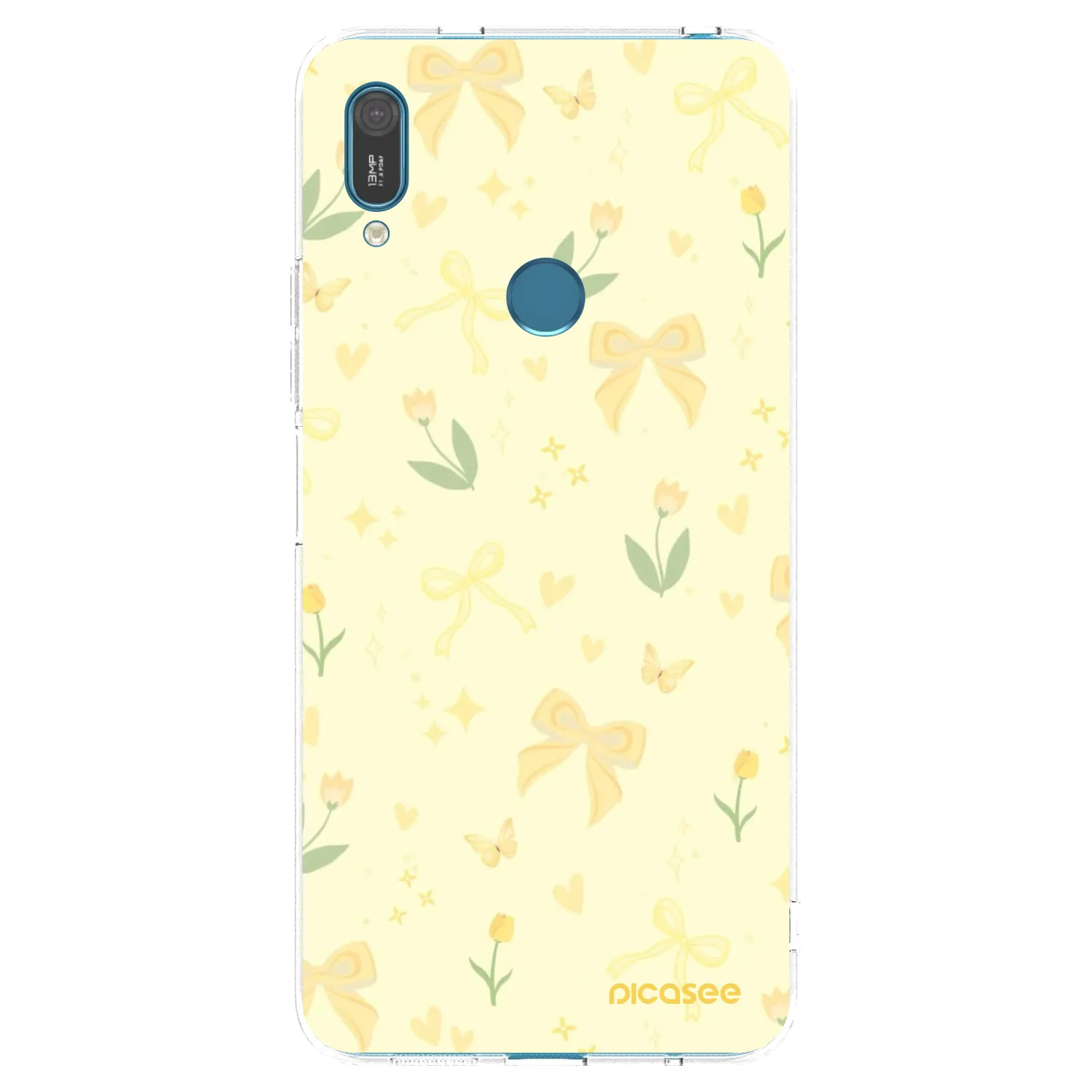 Picasee silikonska prozirna maskica za Huawei Y7 2019 - Honey Blossom