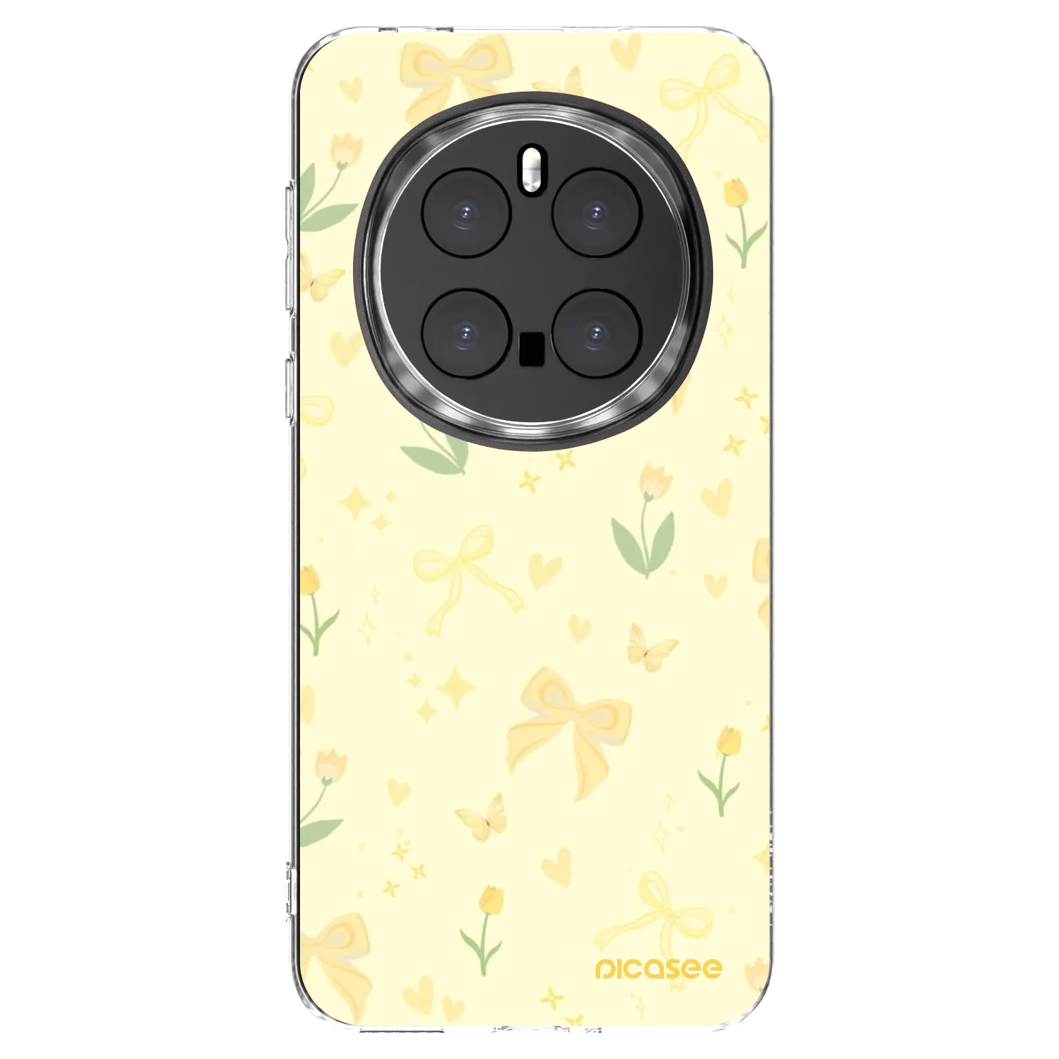 Picasee silikonska prozirna maskica za Honor Magic7 Pro 5G - Honey Blossom