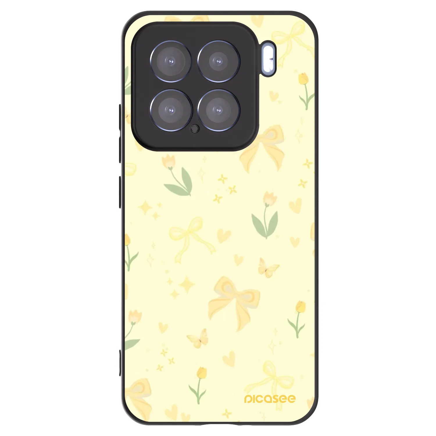 Picasee crna silikonska maskica za Xiaomi 15 - Honey Blossom