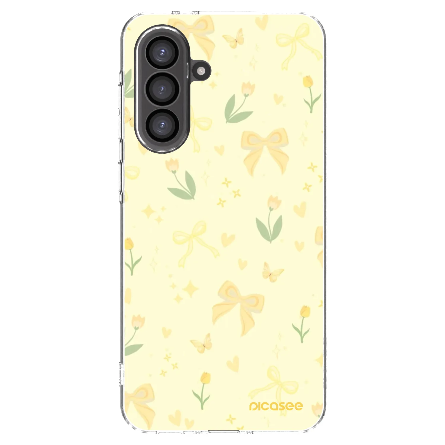 Picasee silikonska prozirna maskica za Samsung Galaxy A36 5G - Honey Blossom