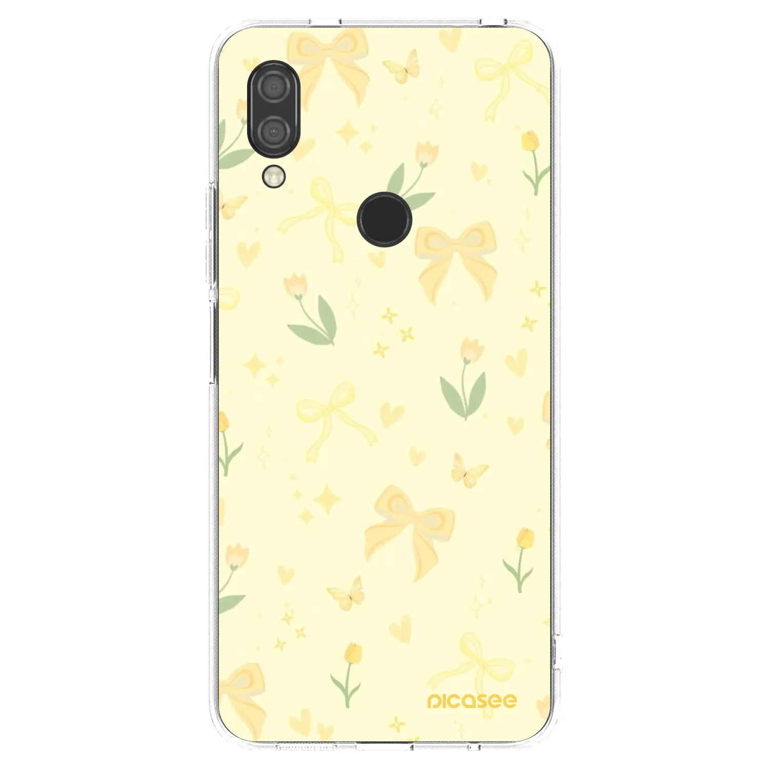 Picasee silikonska prozirna maskica za Xiaomi Redmi 7 - Honey Blossom