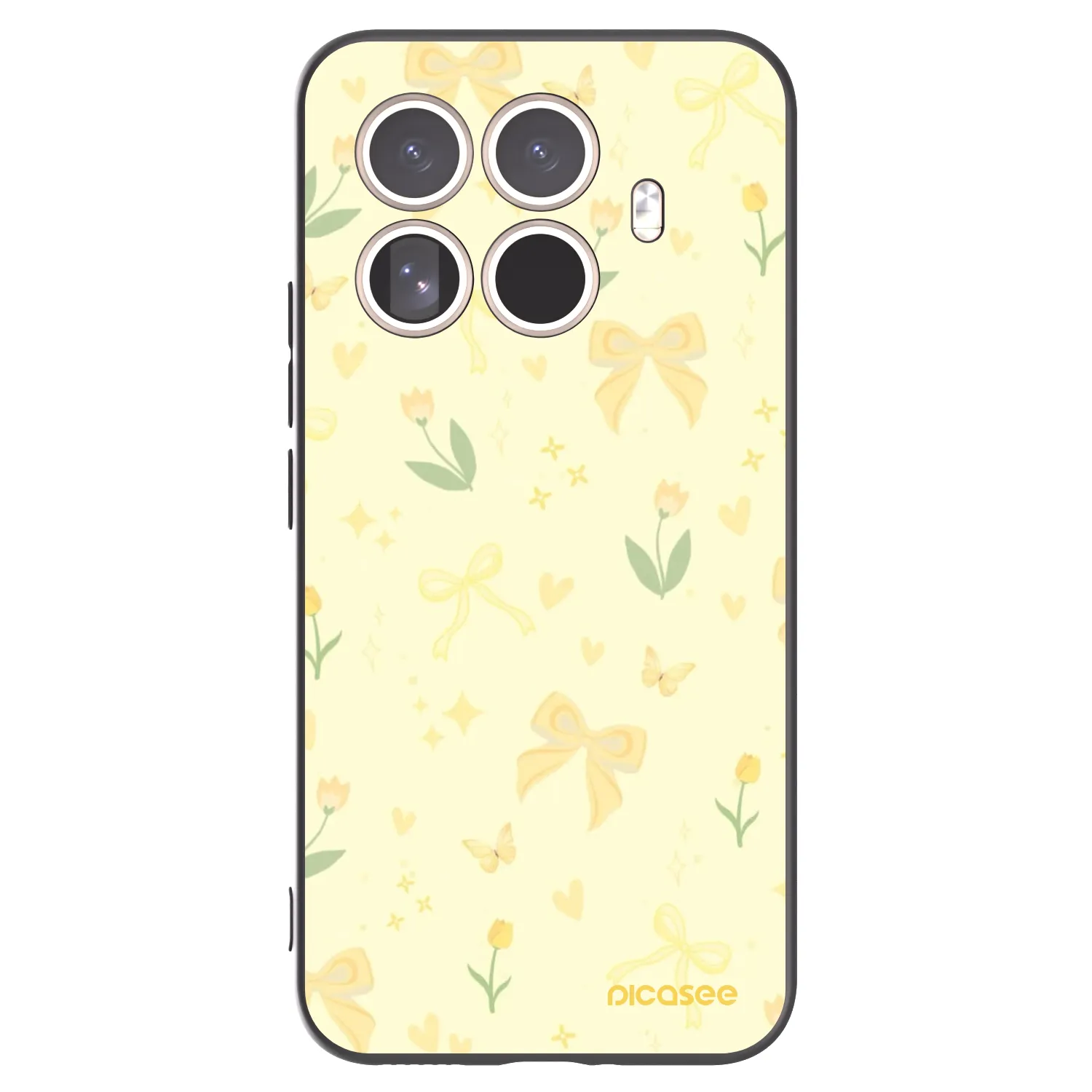 Picasee crna silikonska maskica za Xiaomi 15T Pro - Honey Blossom