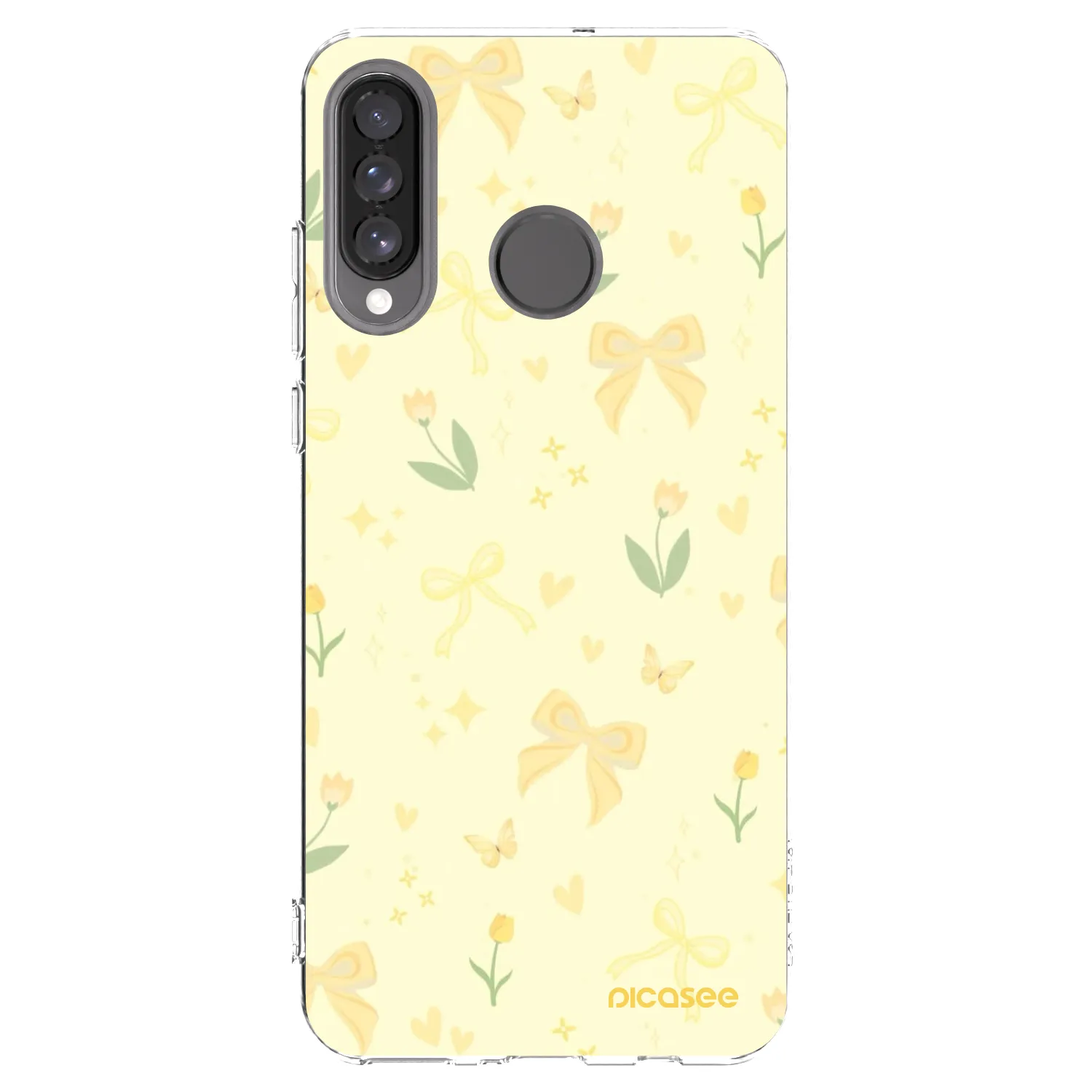 Picasee silikonska prozirna maskica za Huawei P30 Lite - Honey Blossom