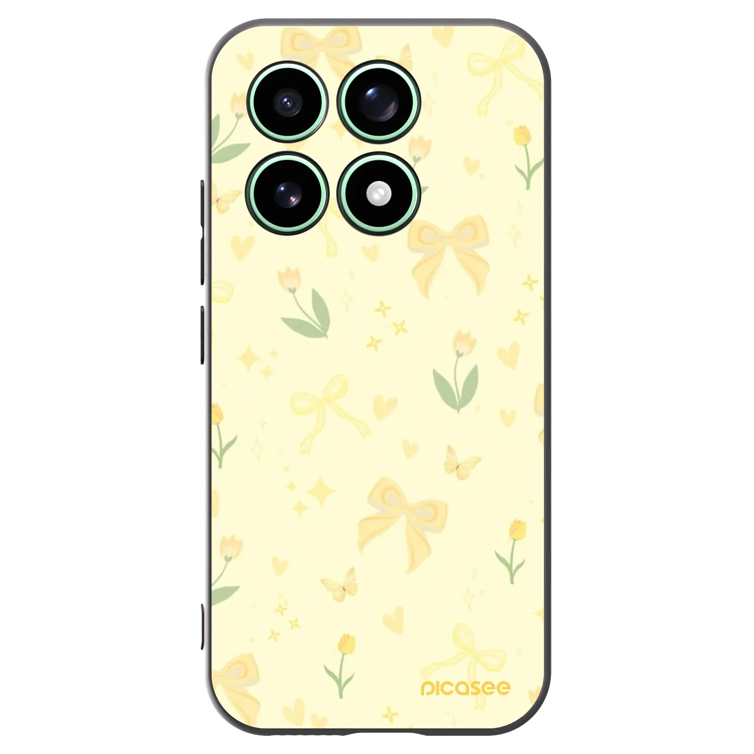 Picasee crna silikonska maskica za Xiaomi 17 - Honey Blossom