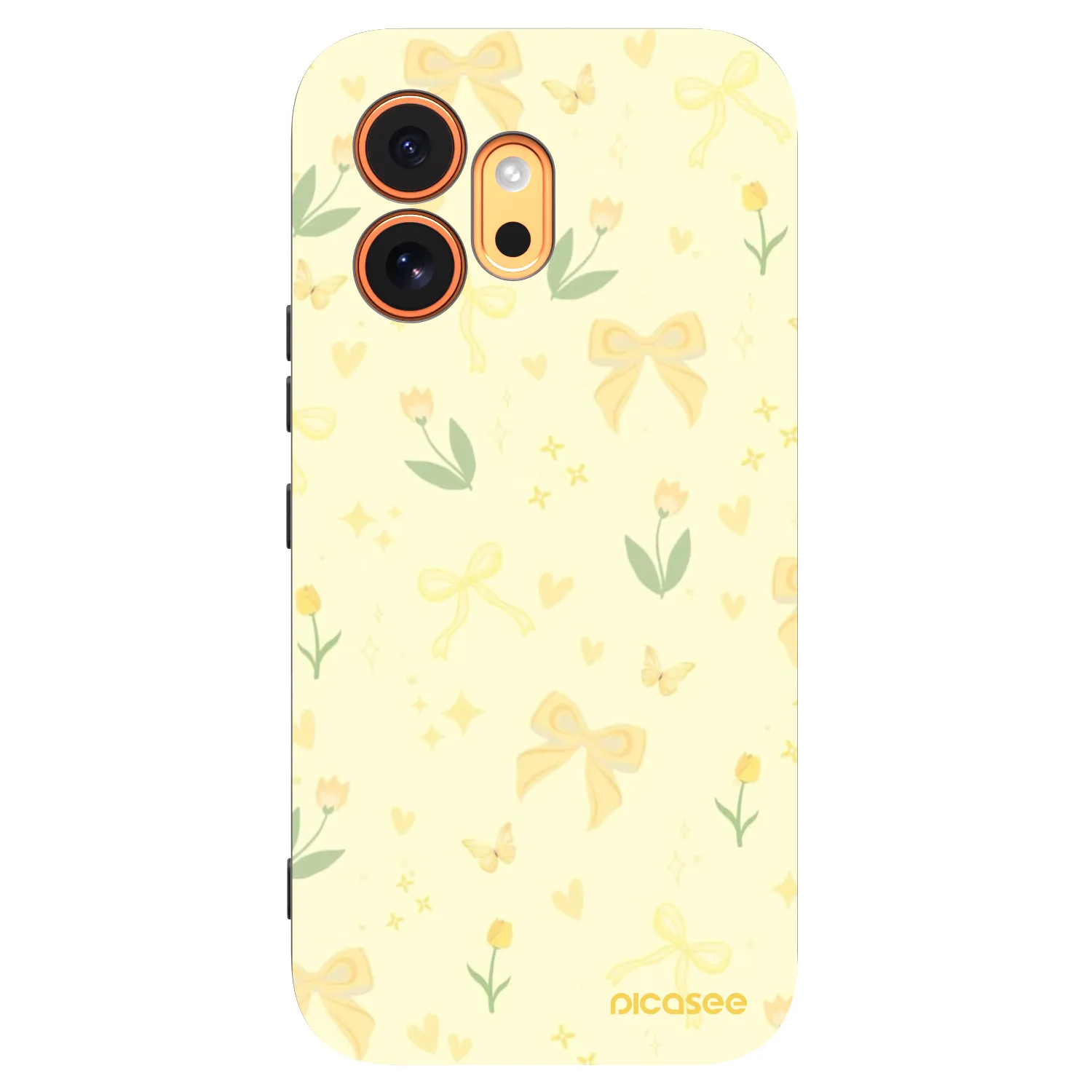 Picasee crna silikonska maskica za Honor 600 - Honey Blossom
