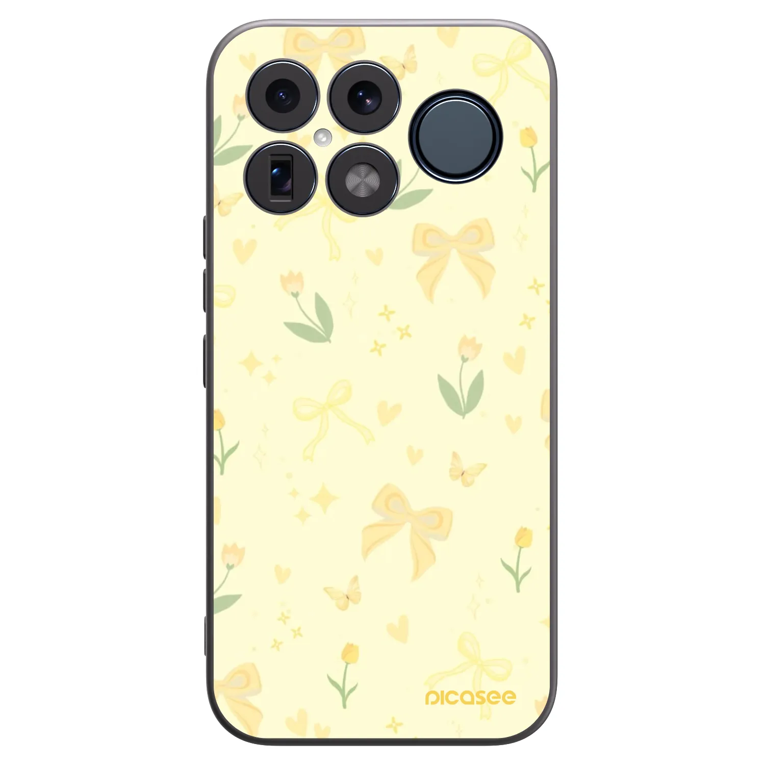 Picasee crna silikonska maskica za Xiaomi Poco F8 Ultra - Honey Blossom