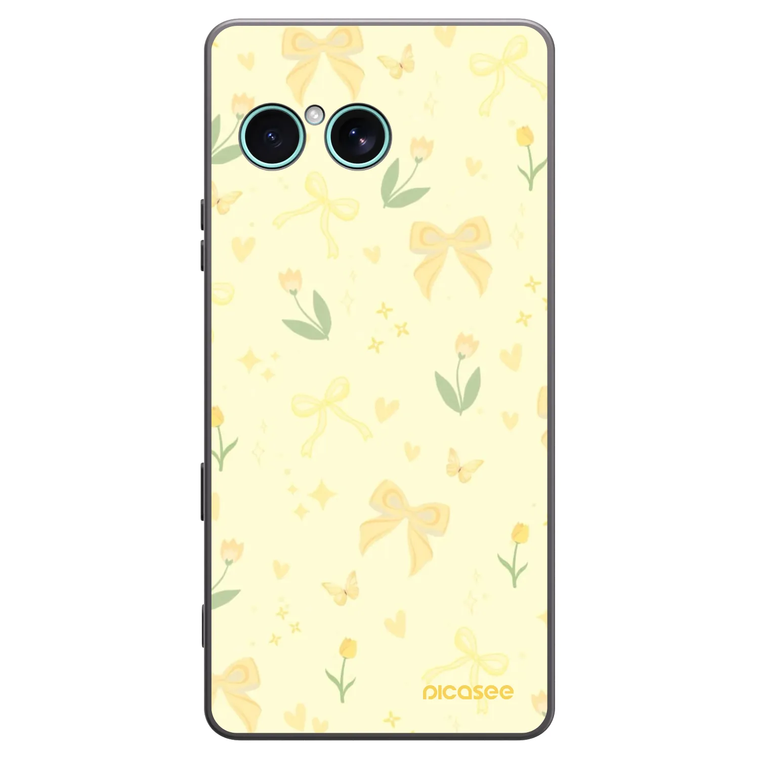 Picasee crna silikonska maskica za Sony Xperia 10 VII - Honey Blossom
