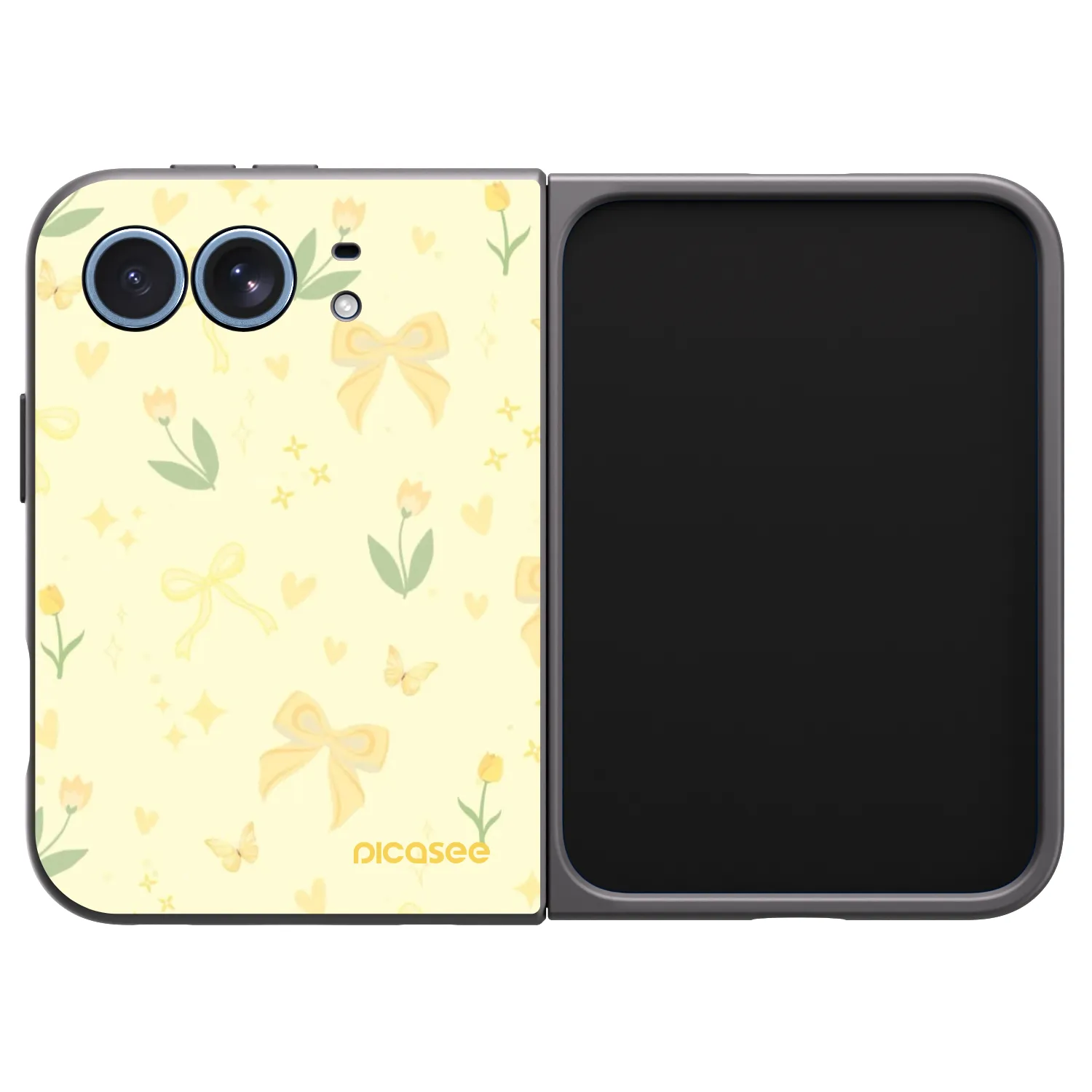 Picasee crna silikonska maskica za Apple iPhone Ultra - Honey Blossom
