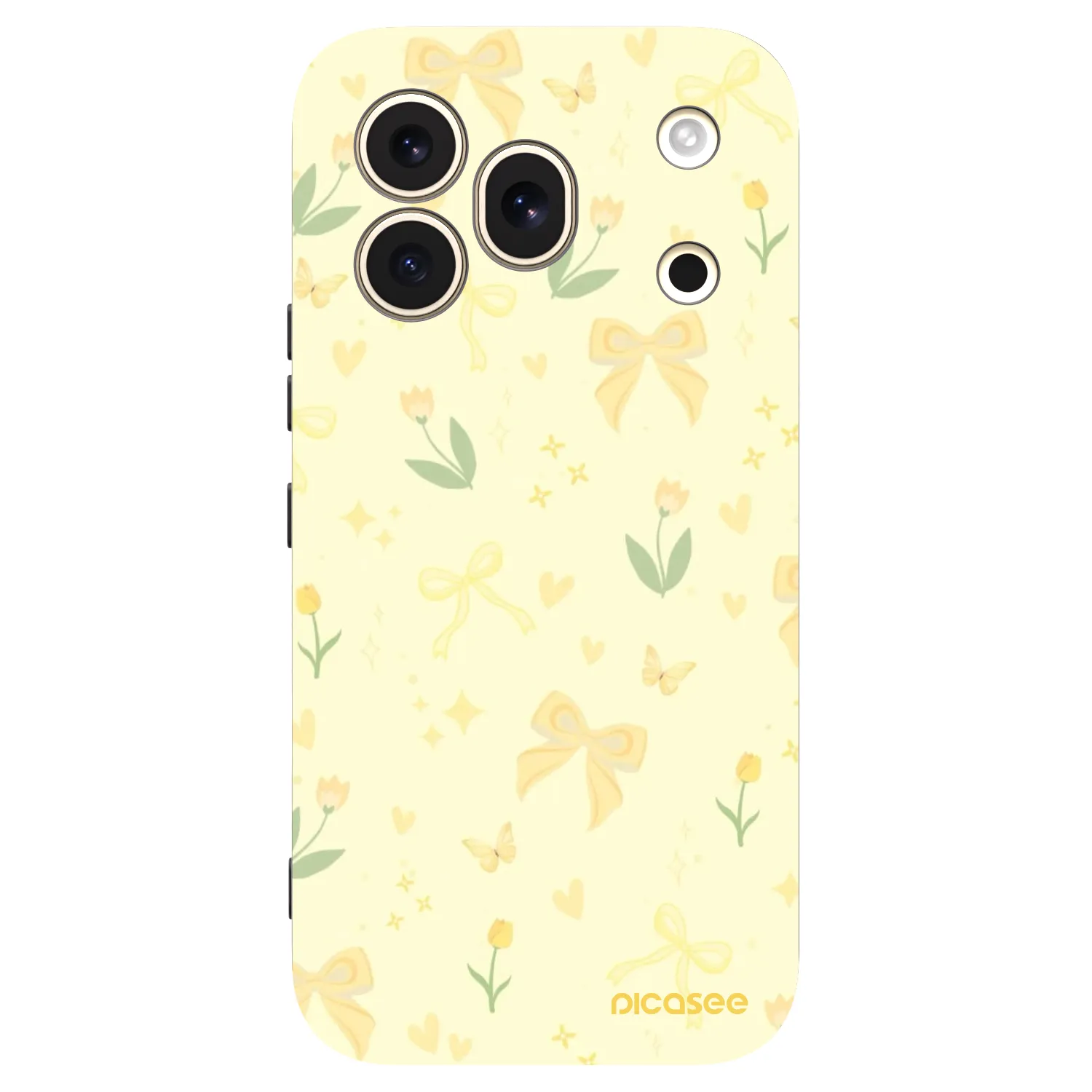 Picasee crna silikonska maskica za Honor 600 Pro - Honey Blossom