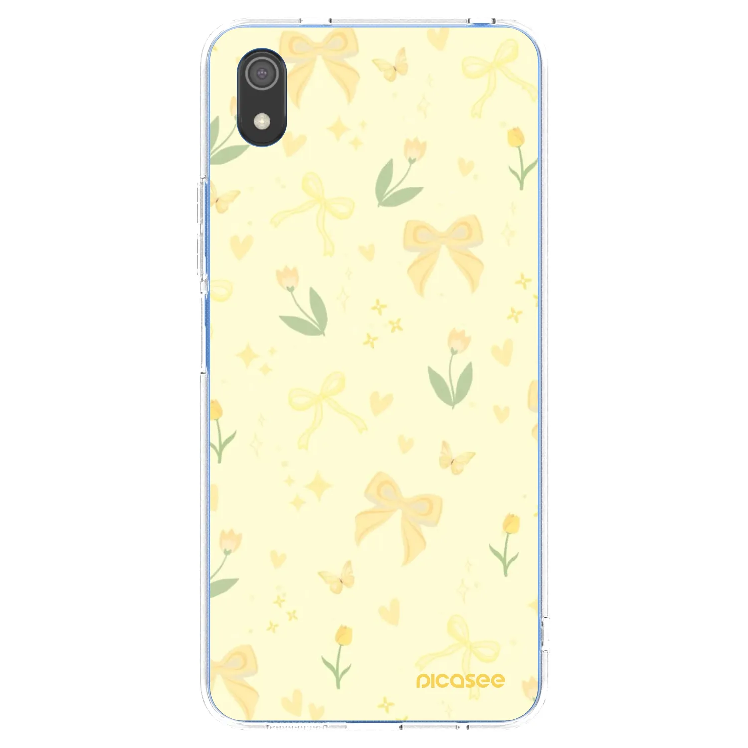 Picasee silikonska prozirna maskica za Xiaomi Redmi 7A - Honey Blossom