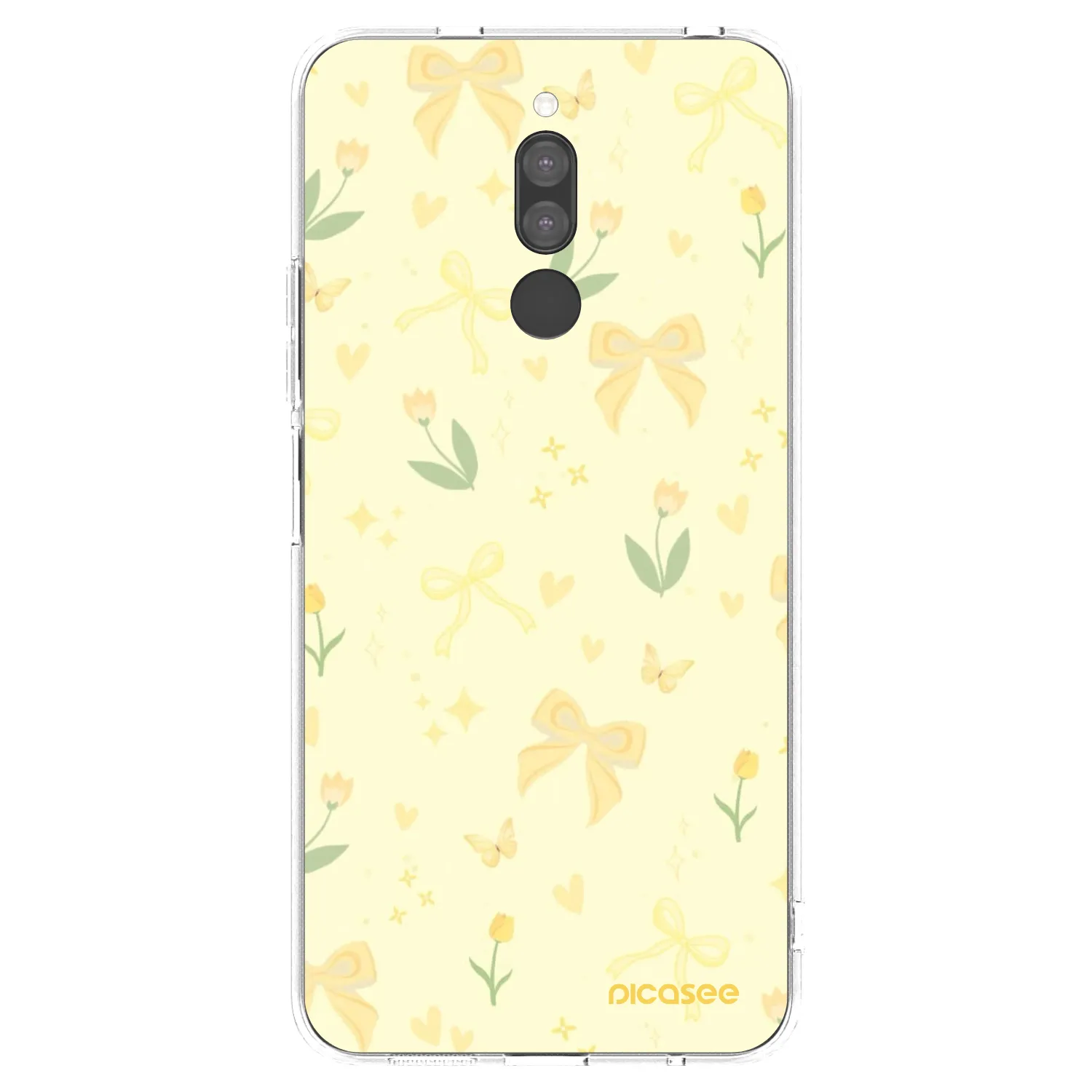 Picasee silikonska prozirna maskica za Xiaomi Redmi 8 - Honey Blossom