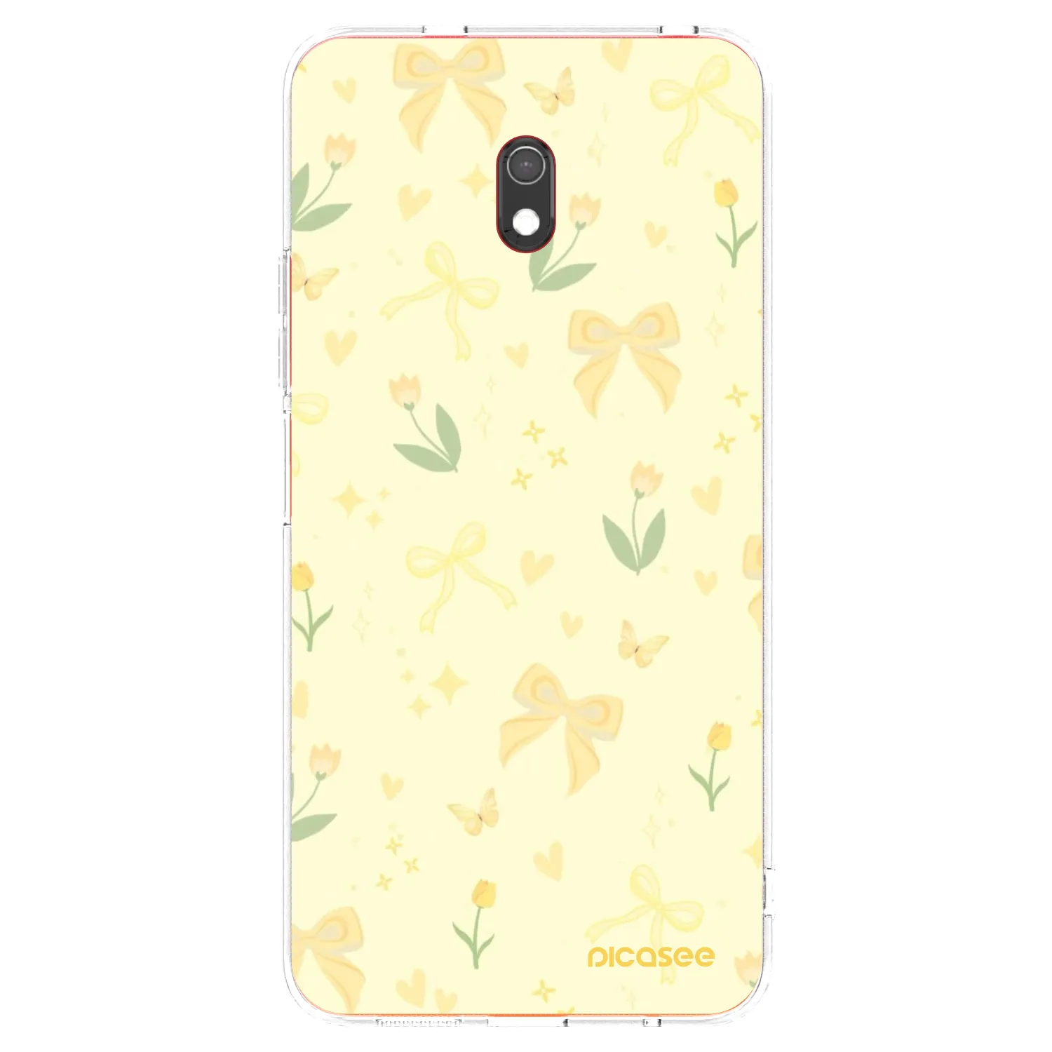 Picasee silikonska prozirna maskica za Xiaomi Redmi 8A - Honey Blossom