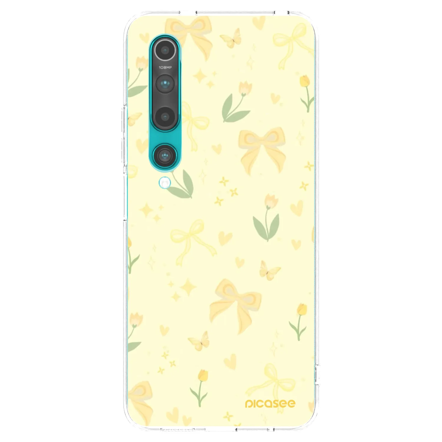 Picasee silikonska prozirna maskica za Xiaomi Mi 10 - Honey Blossom