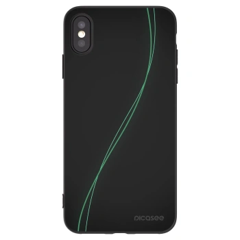 Picasee crna silikonska maskica za Apple iPhone XS Max - Be Different