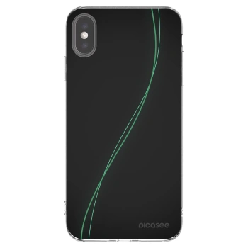 Picasee silikonska prozirna maskica za Apple iPhone XS Max - Be Different