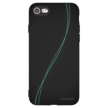 Picasee crna silikonska maskica za Apple iPhone SE 2022 - Be Different