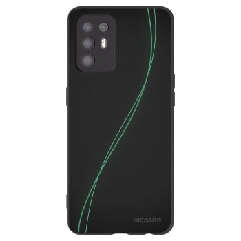 Picasee crna silikonska maskica za OPPO A94 5G - Be Different