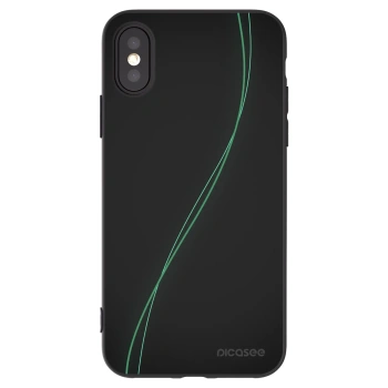 Picasee crna silikonska maskica za Apple iPhone X/XS - Be Different