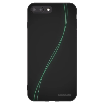 Picasee crna silikonska maskica za Apple iPhone 8 Plus - Be Different