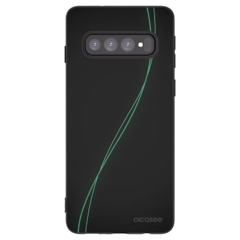 Picasee crna silikonska maskica za Samsung Galaxy S10 G973 - Be Different