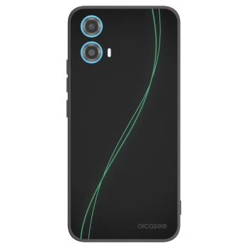 Picasee crna silikonska maskica za Motorola Moto G34 5G - Be Different