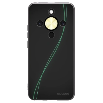 Picasee crna silikonska maskica za Honor Magic8 Lite 5G - Be Different