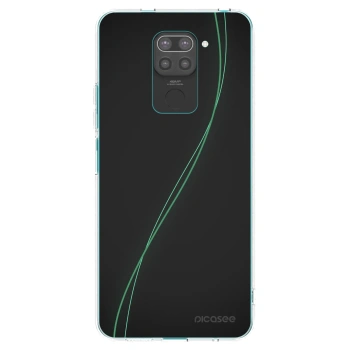 Picasee crna silikonska maskica za Xiaomi Redmi Note 9 - Be Different
