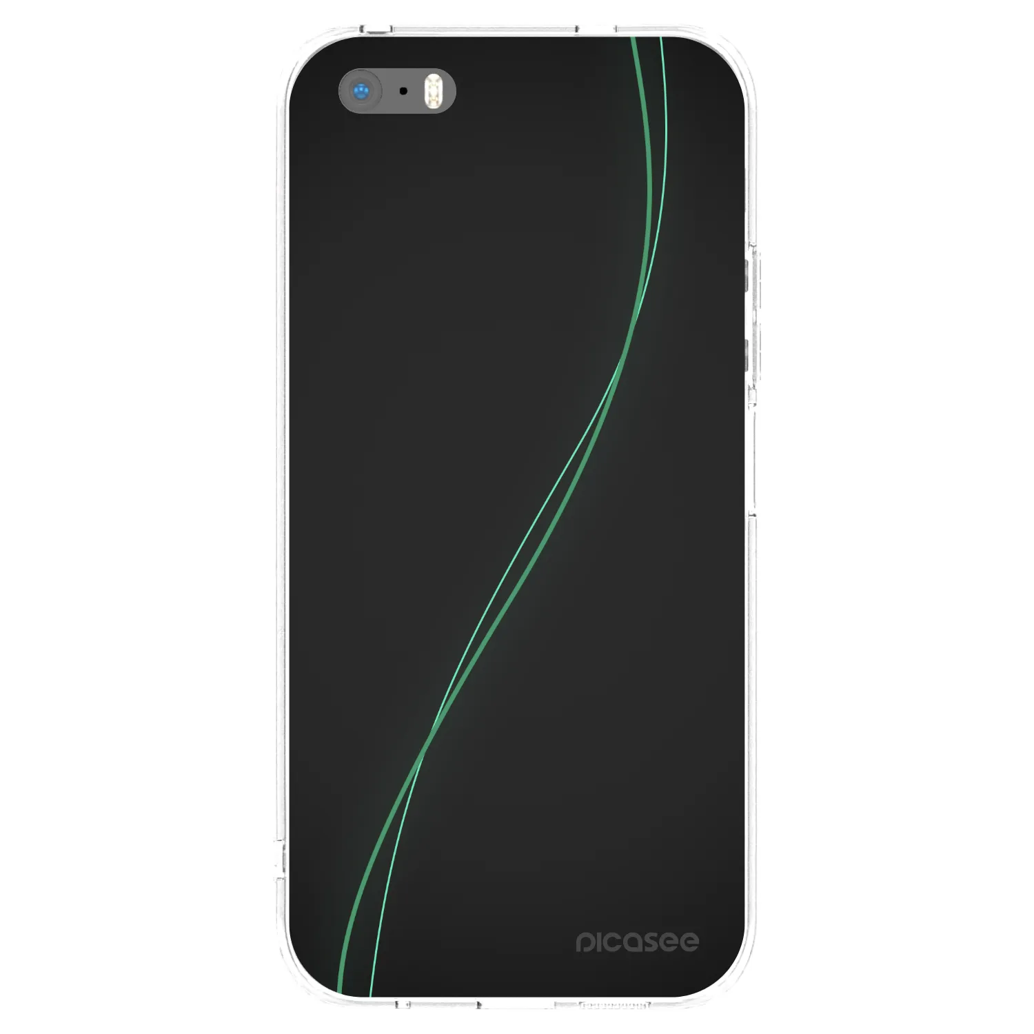 Picasee silikonska prozirna maskica za Apple iPhone 5/5S/SE - Be Different