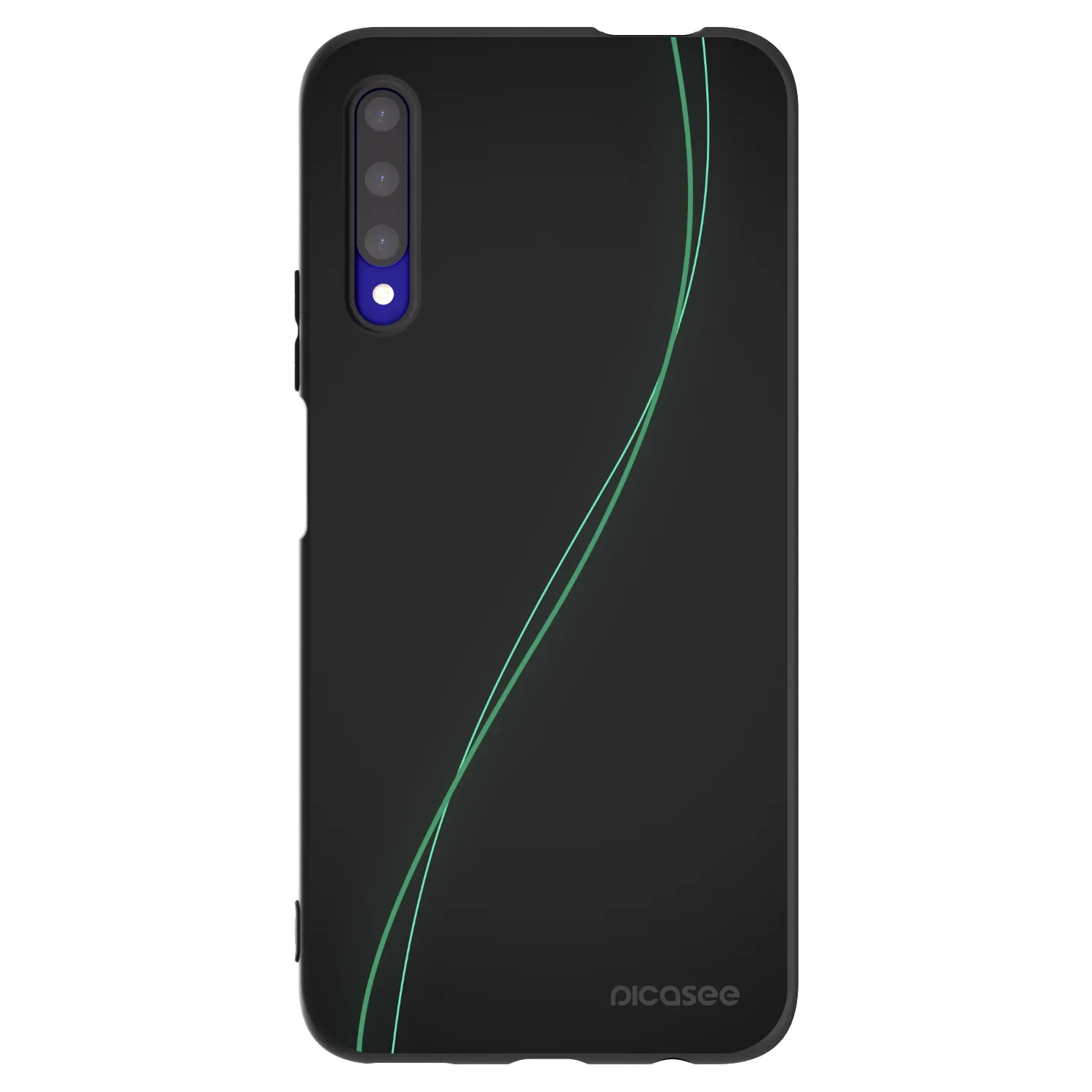 Picasee crna silikonska maskica za Honor 9X Pro - Be Different