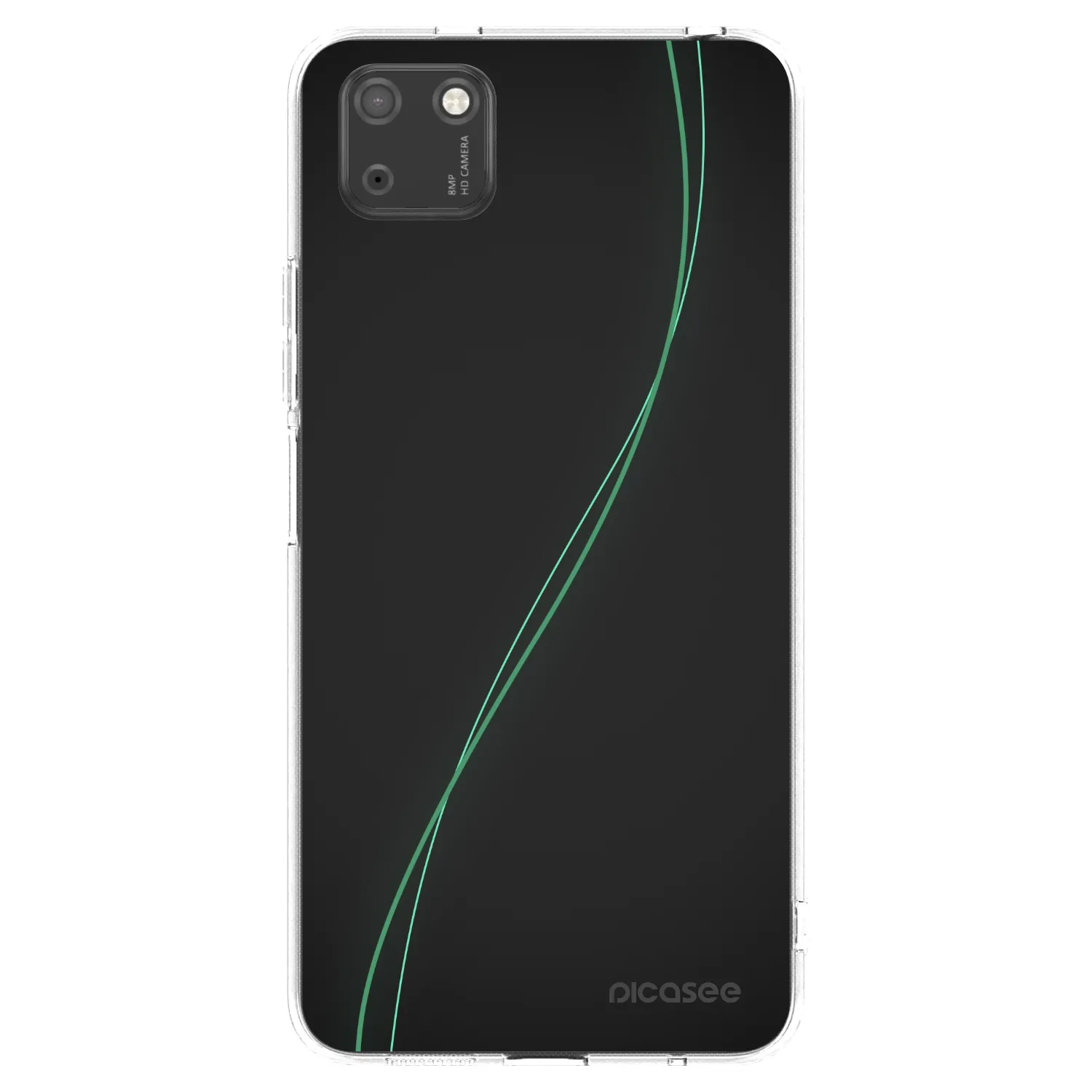 Picasee silikonska prozirna maskica za Huawei Y5P - Be Different