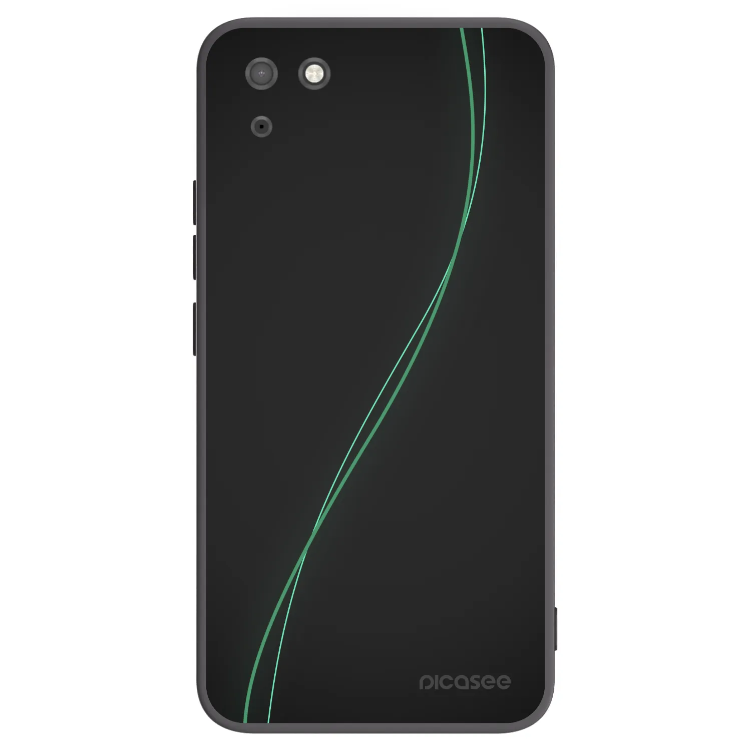 Picasee crna silikonska maskica za Huawei Y5P - Be Different