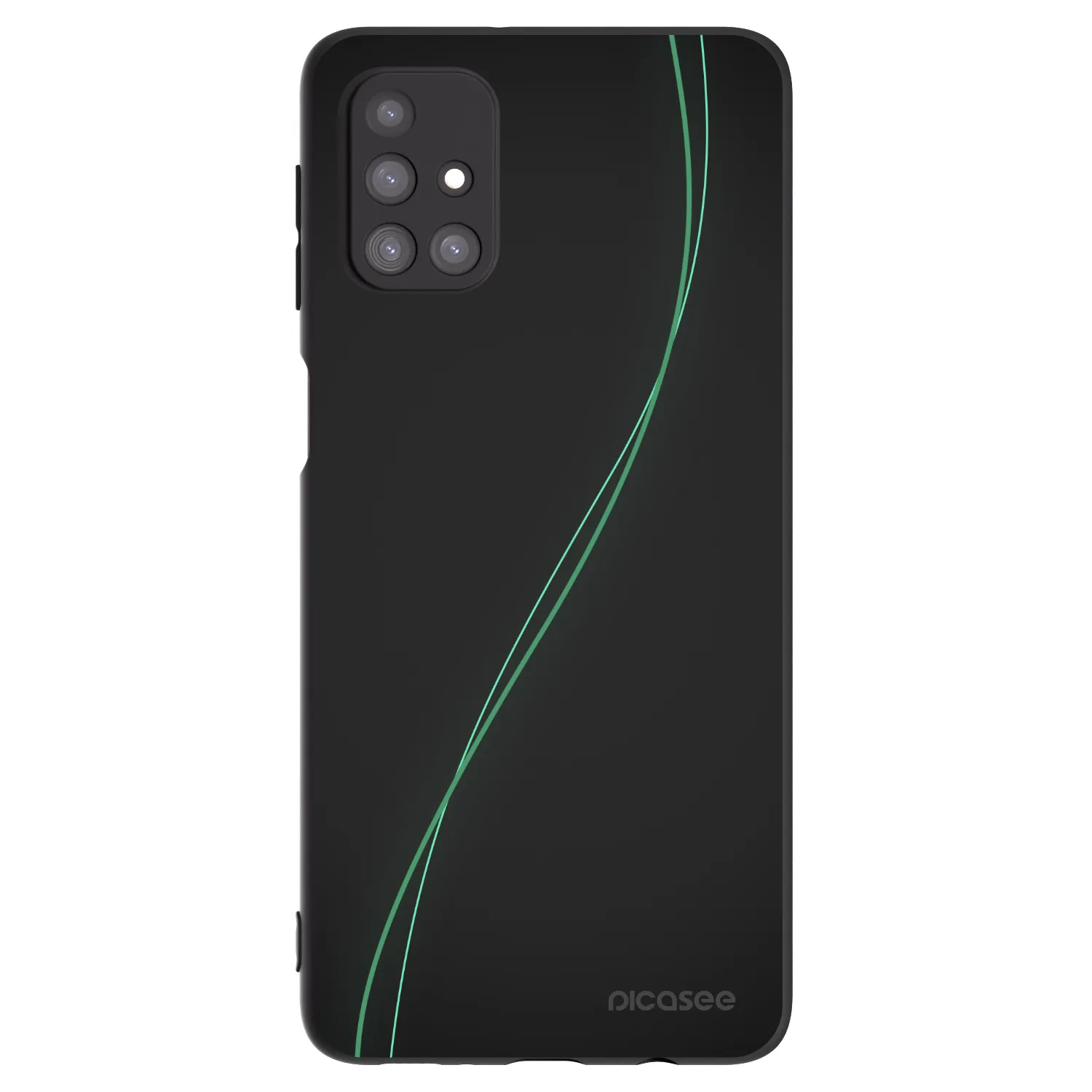 Picasee crna silikonska maskica za Samsung Galaxy M31s - Be Different