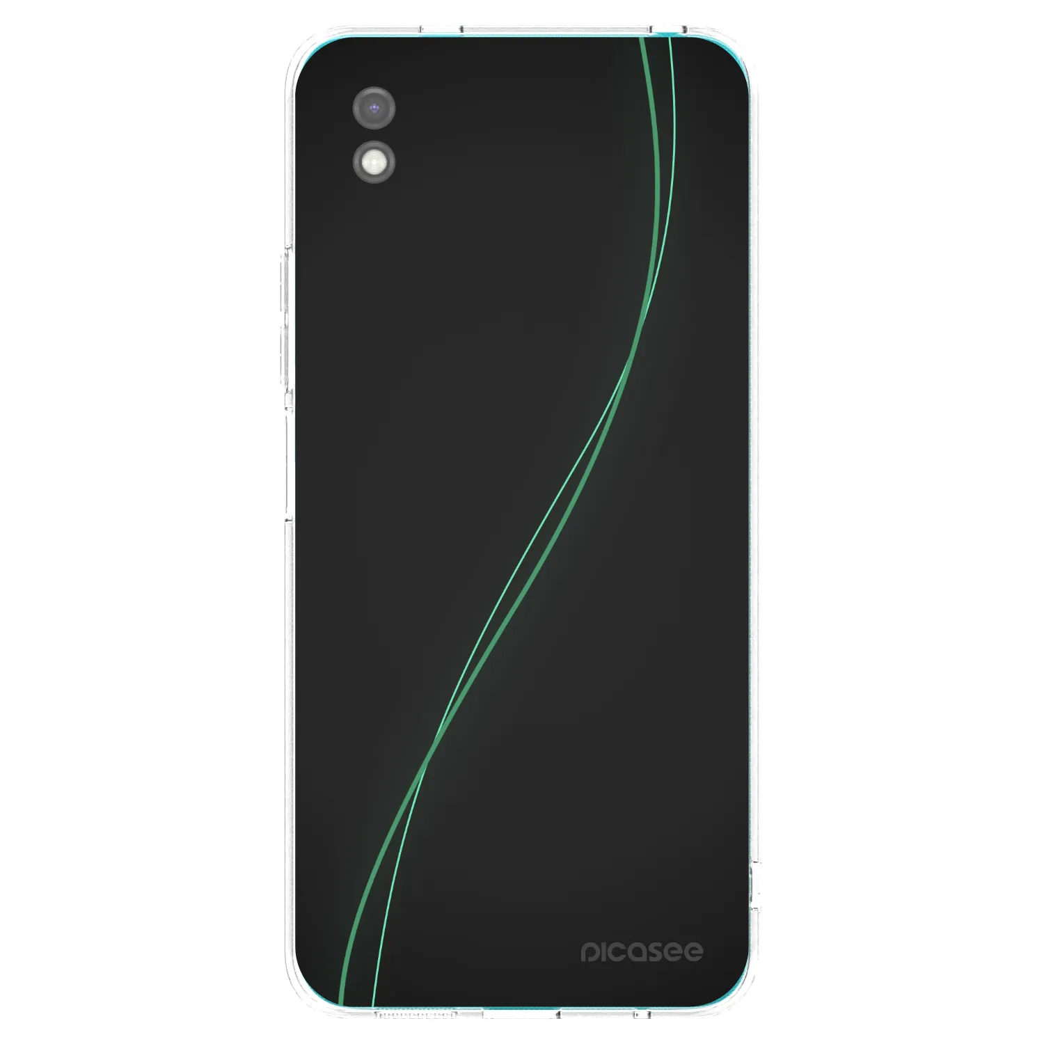 Picasee crna silikonska maskica za Xiaomi Redmi 9A - Be Different