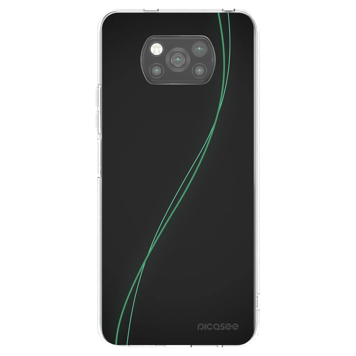 Picasee crna silikonska maskica za Xiaomi Poco X3 - Be Different