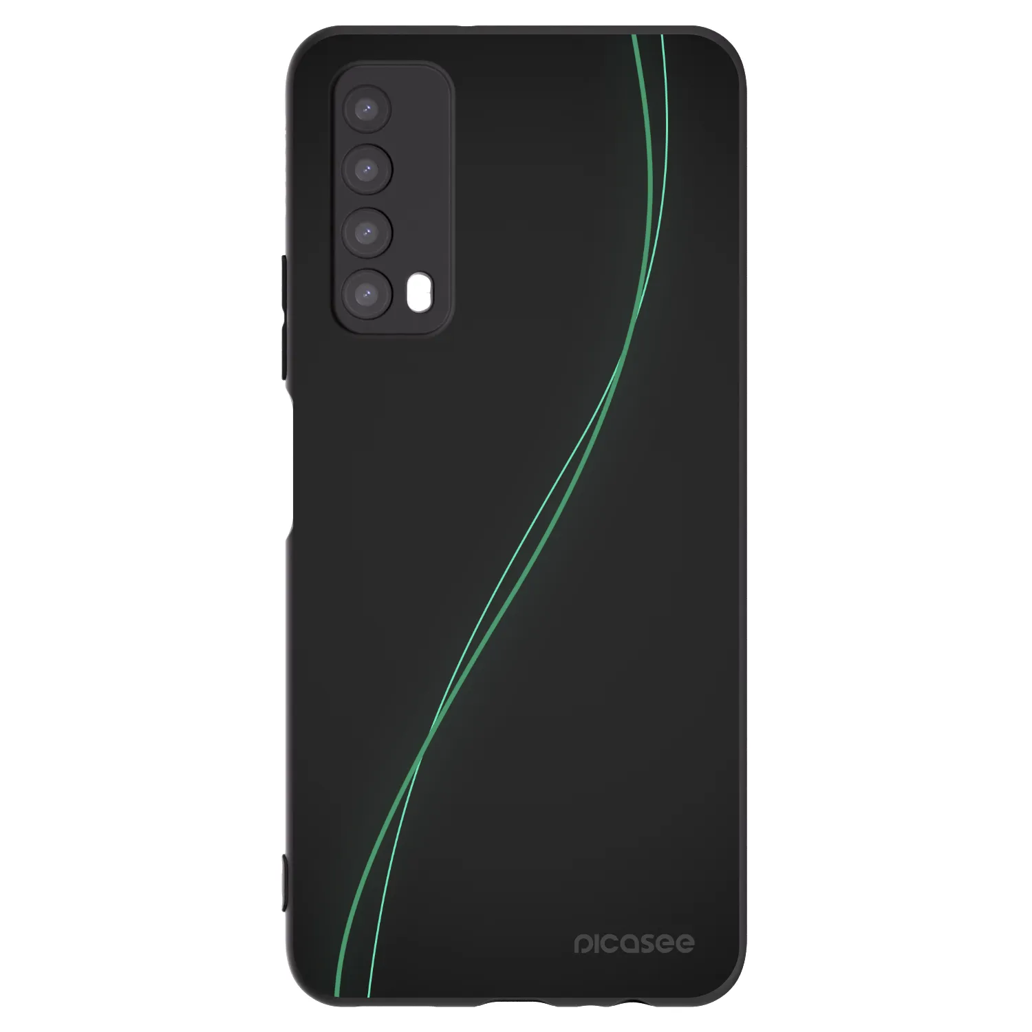 Picasee crna silikonska maskica za Huawei P Smart 2021 - Be Different