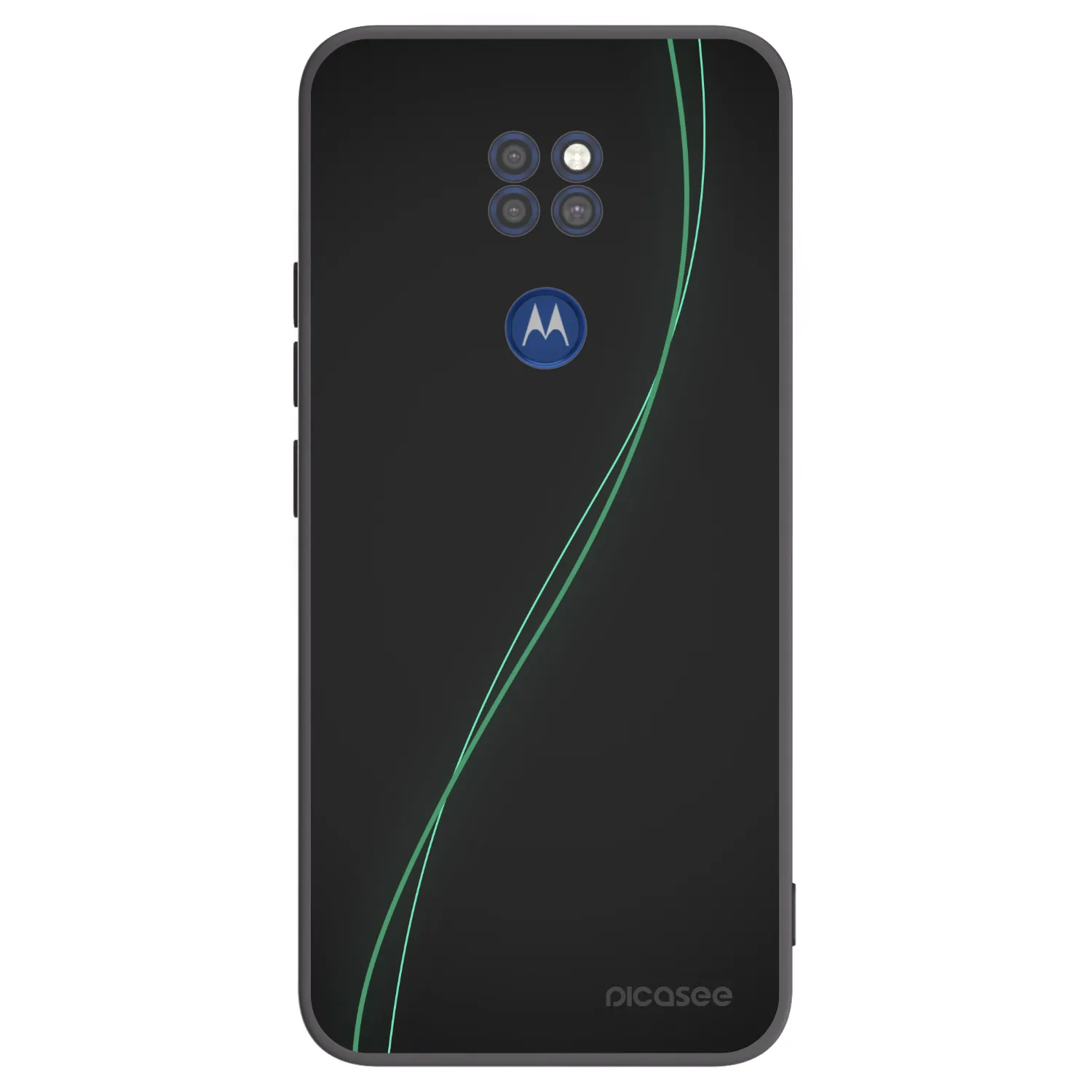 Picasee crna silikonska maskica za Motorola Moto G9 Play - Be Different