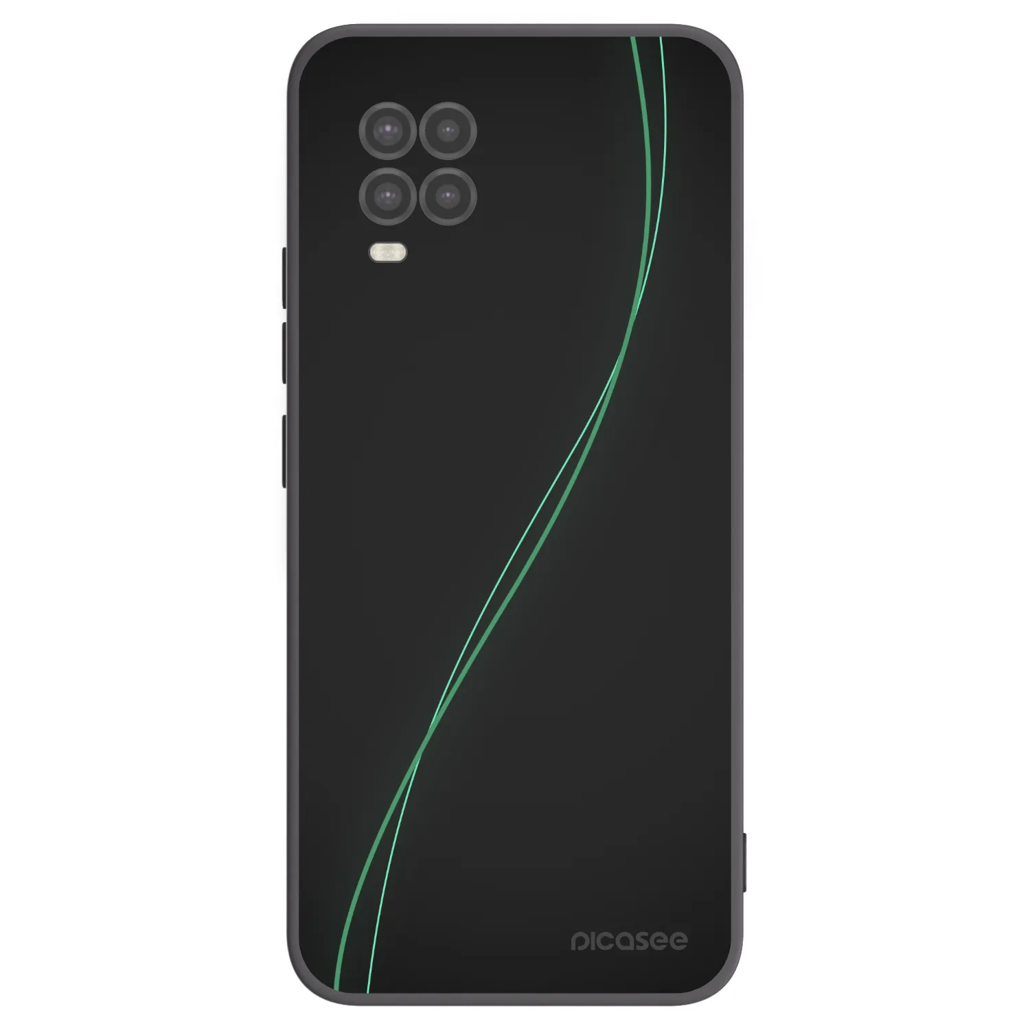 Picasee crna silikonska maskica za Xiaomi Mi 10 Lite - Be Different