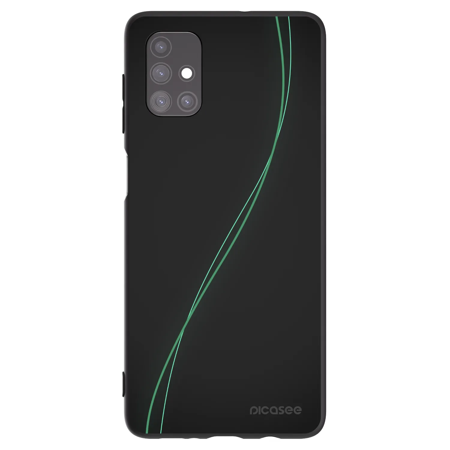 Picasee crna silikonska maskica za Samsung Galaxy M51 M515F - Be Different