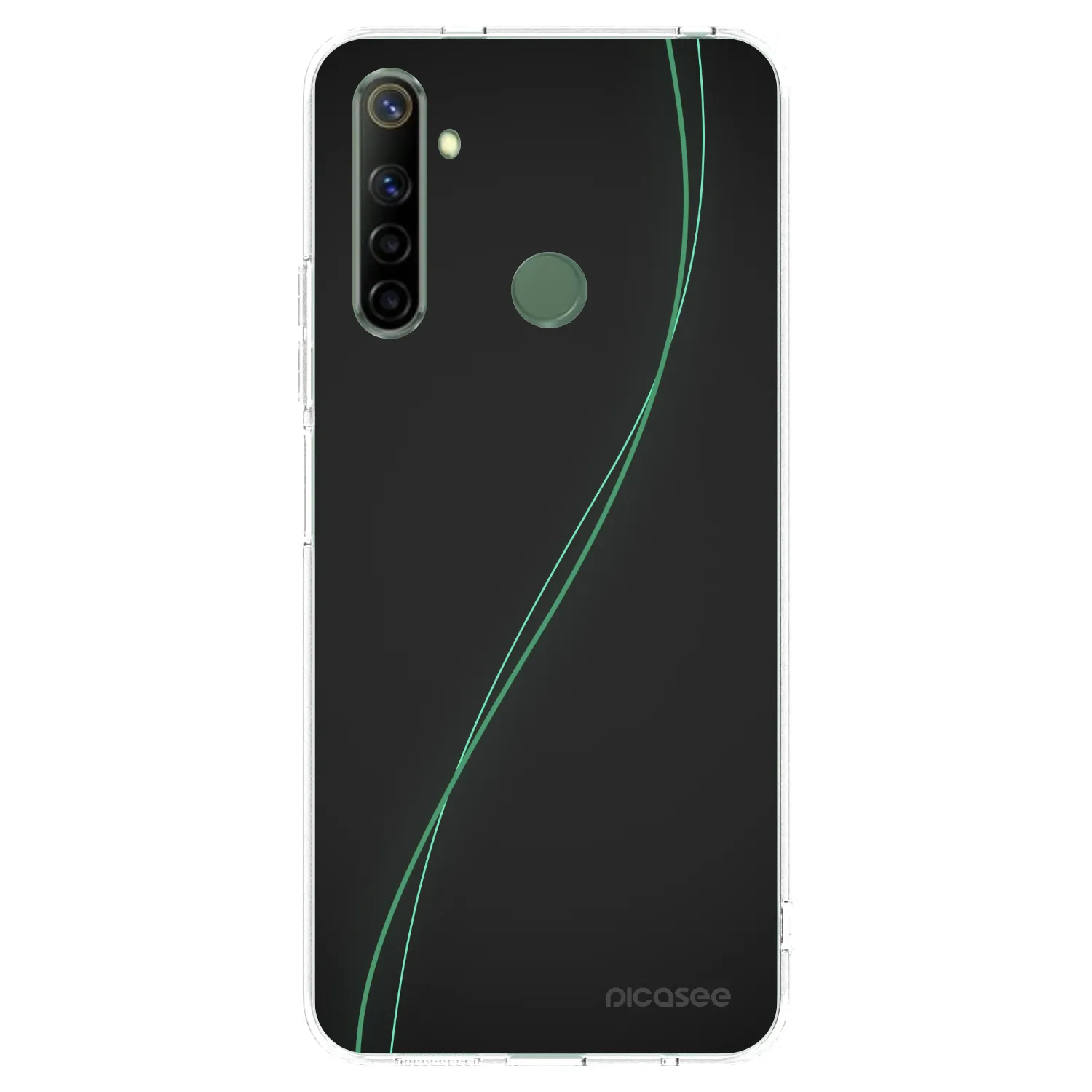 Picasee silikonska prozirna maskica za Realme 6i - Be Different