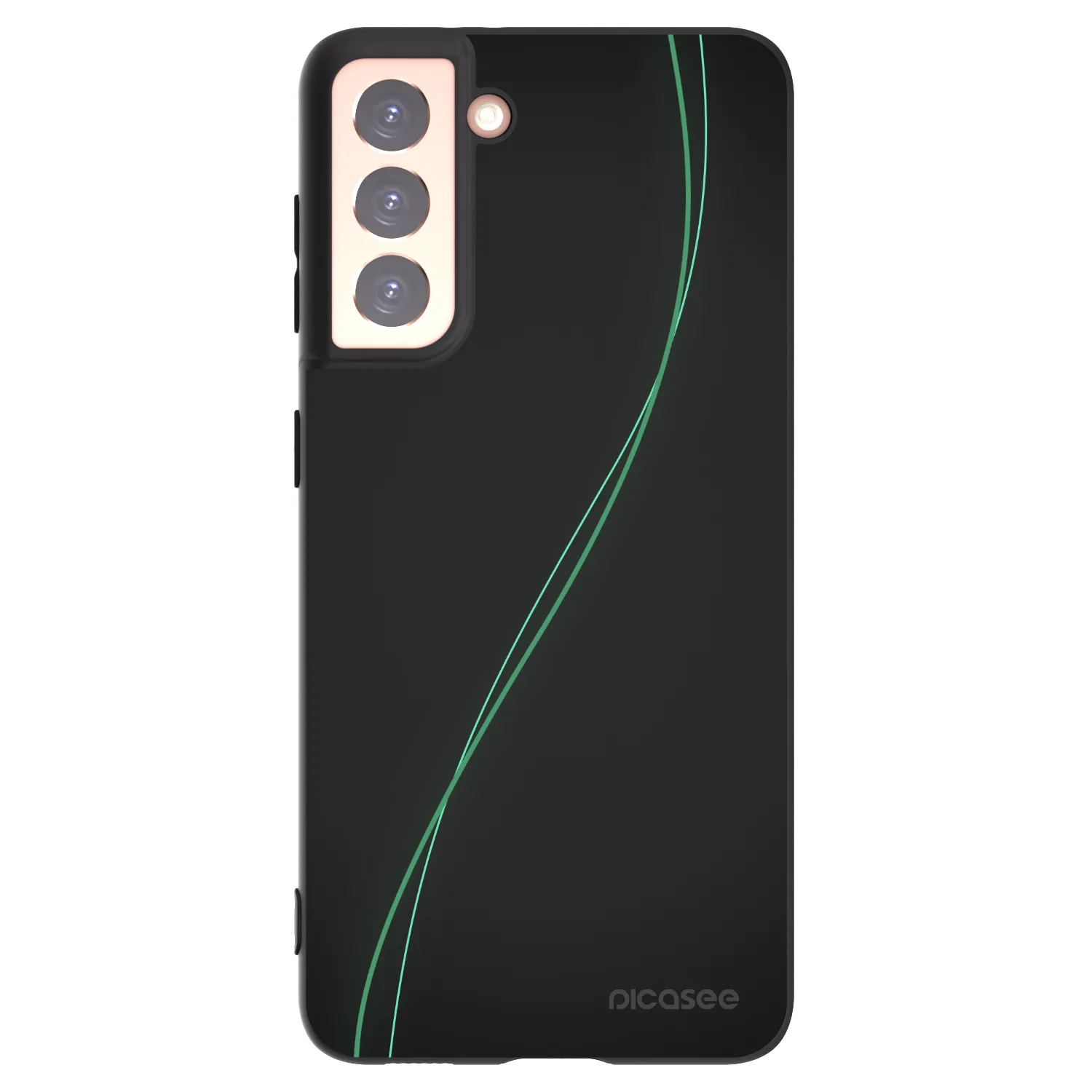 Picasee crna silikonska maskica za Samsung Galaxy S21 5G G991B - Be Different