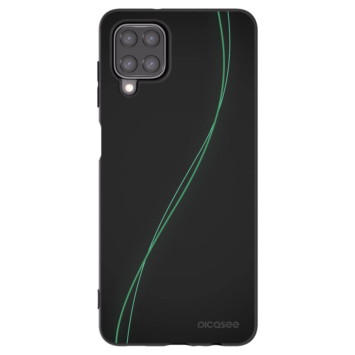 Picasee crna silikonska maskica za Samsung Galaxy A12 A125F - Be Different