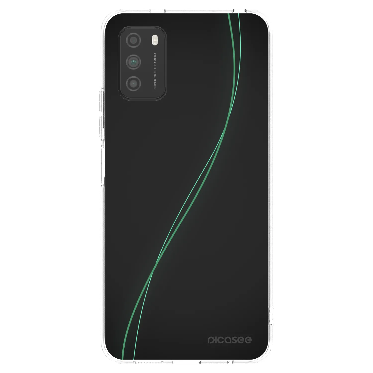 Picasee silikonska prozirna maskica za Xiaomi Poco M3 - Be Different