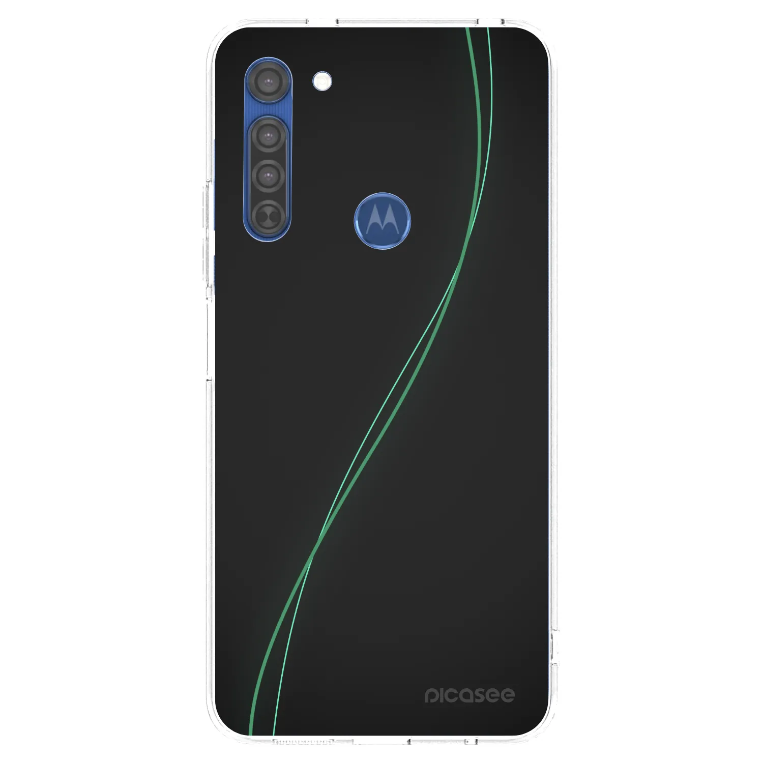 Picasee silikonska prozirna maskica za Motorola Moto G8 - Be Different