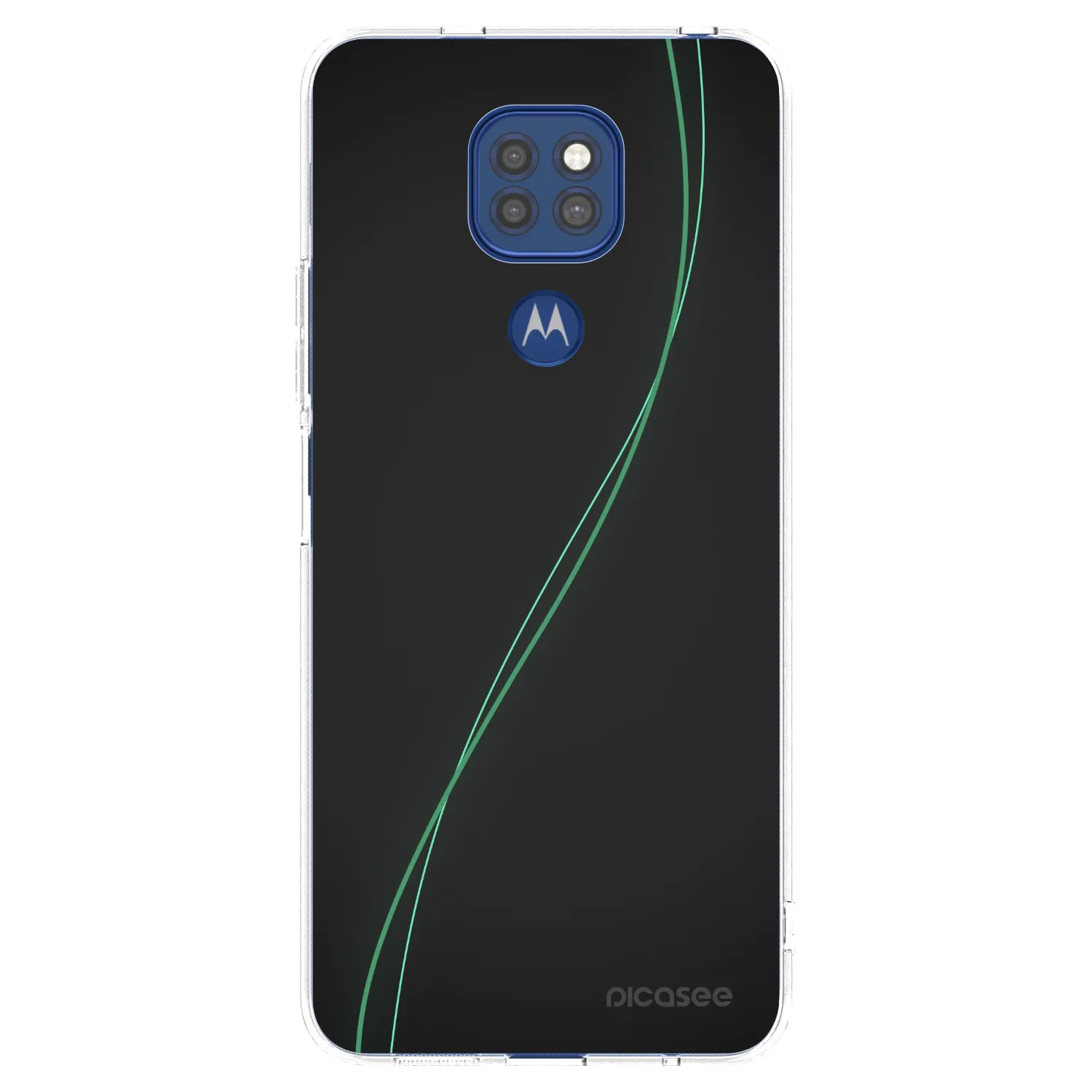 Picasee silikonska prozirna maskica za Motorola Moto G9 Play - Be Different