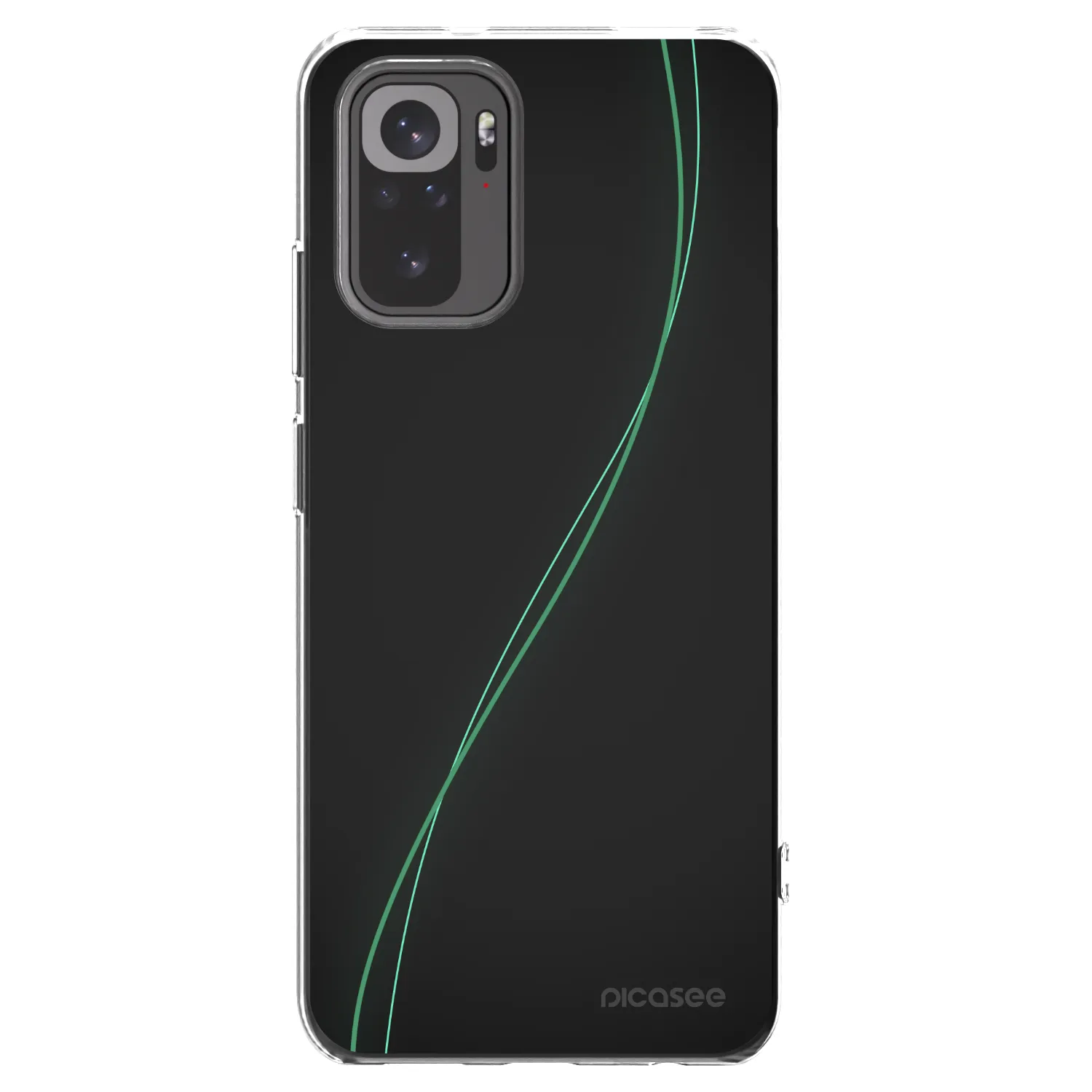 Picasee silikonska prozirna maskica za Xiaomi Redmi Note 10 - Be Different