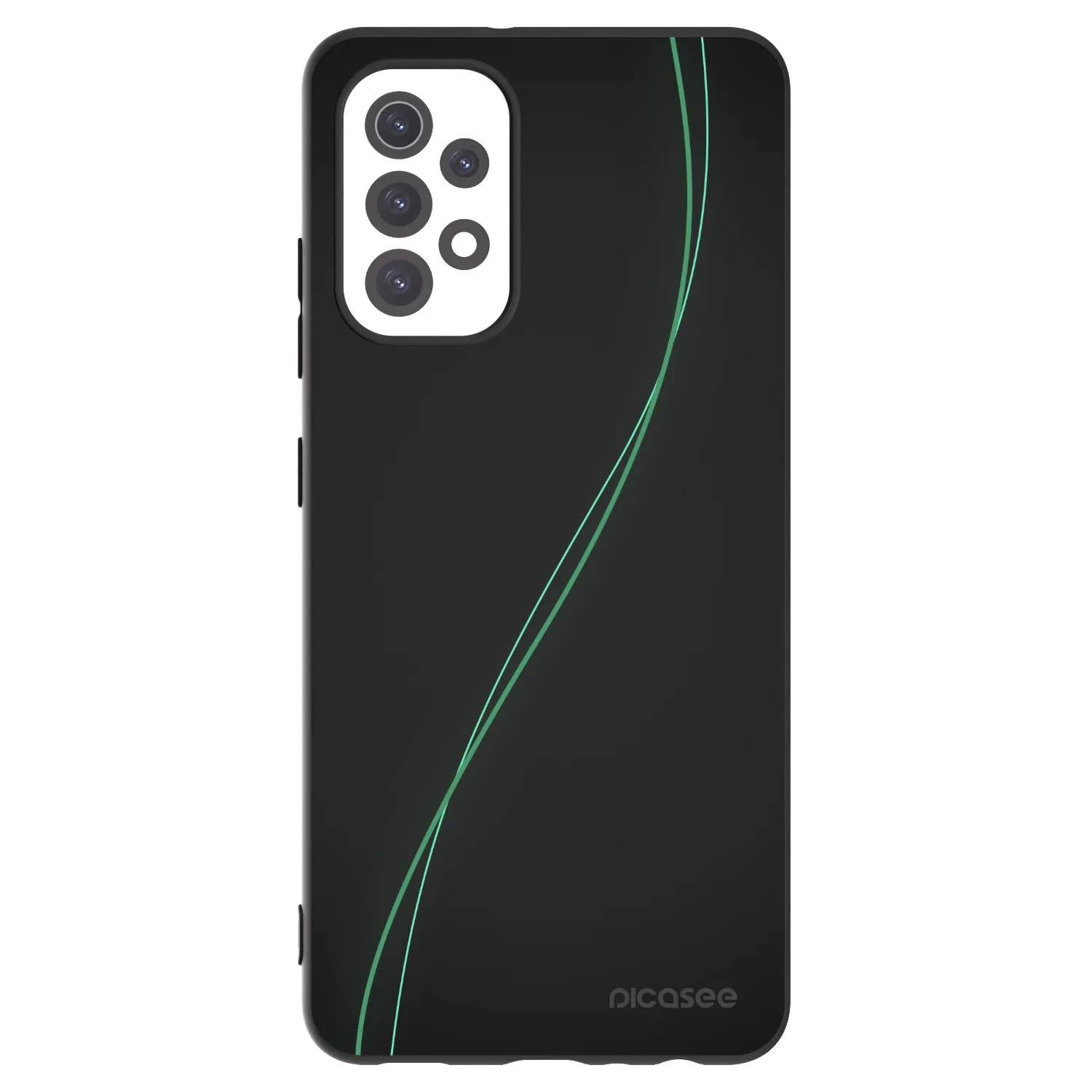 Picasee crna silikonska maskica za Samsung Galaxy A32 5G A326B - Be Different