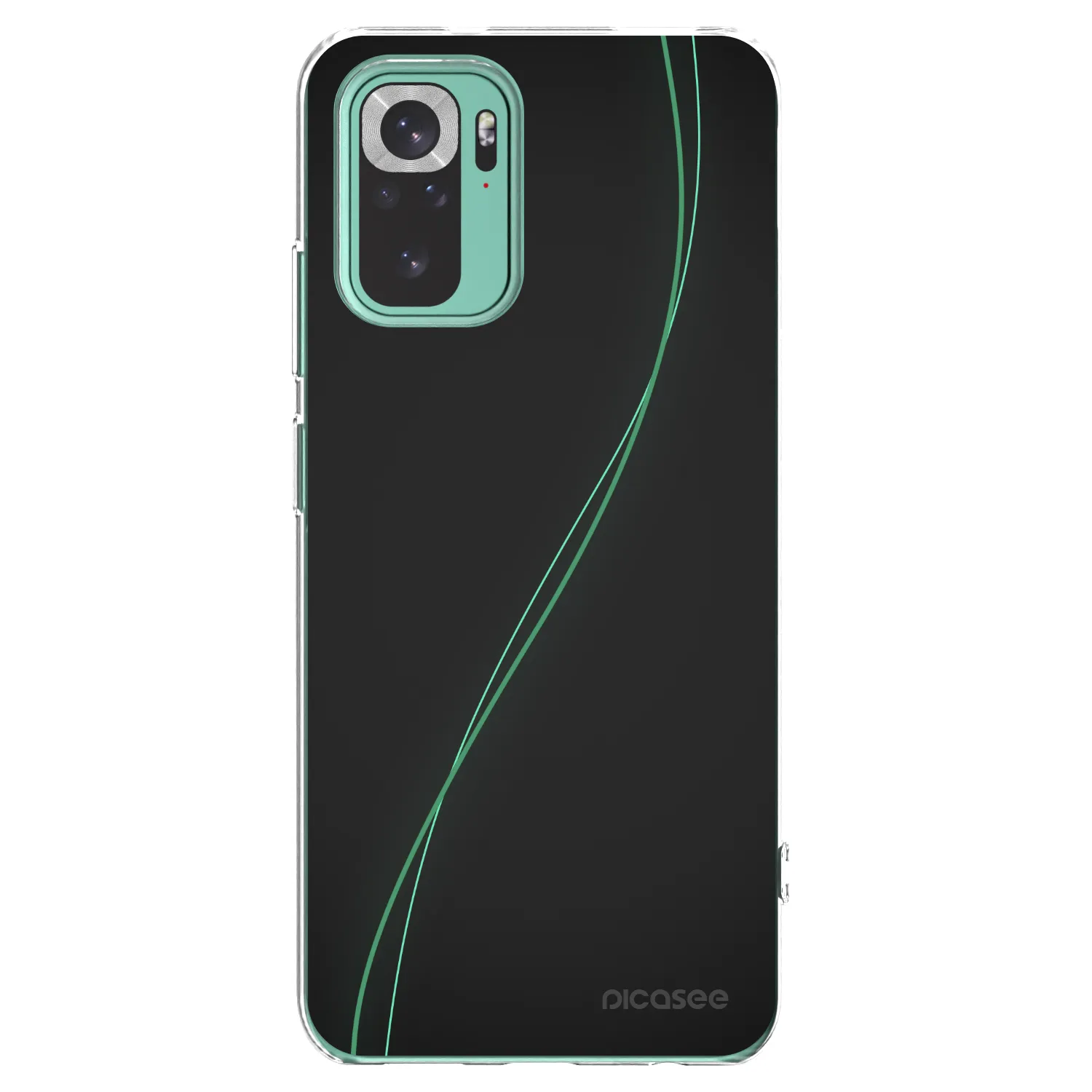 Picasee silikonska prozirna maskica za Xiaomi Redmi Note 10 Pro - Be Different